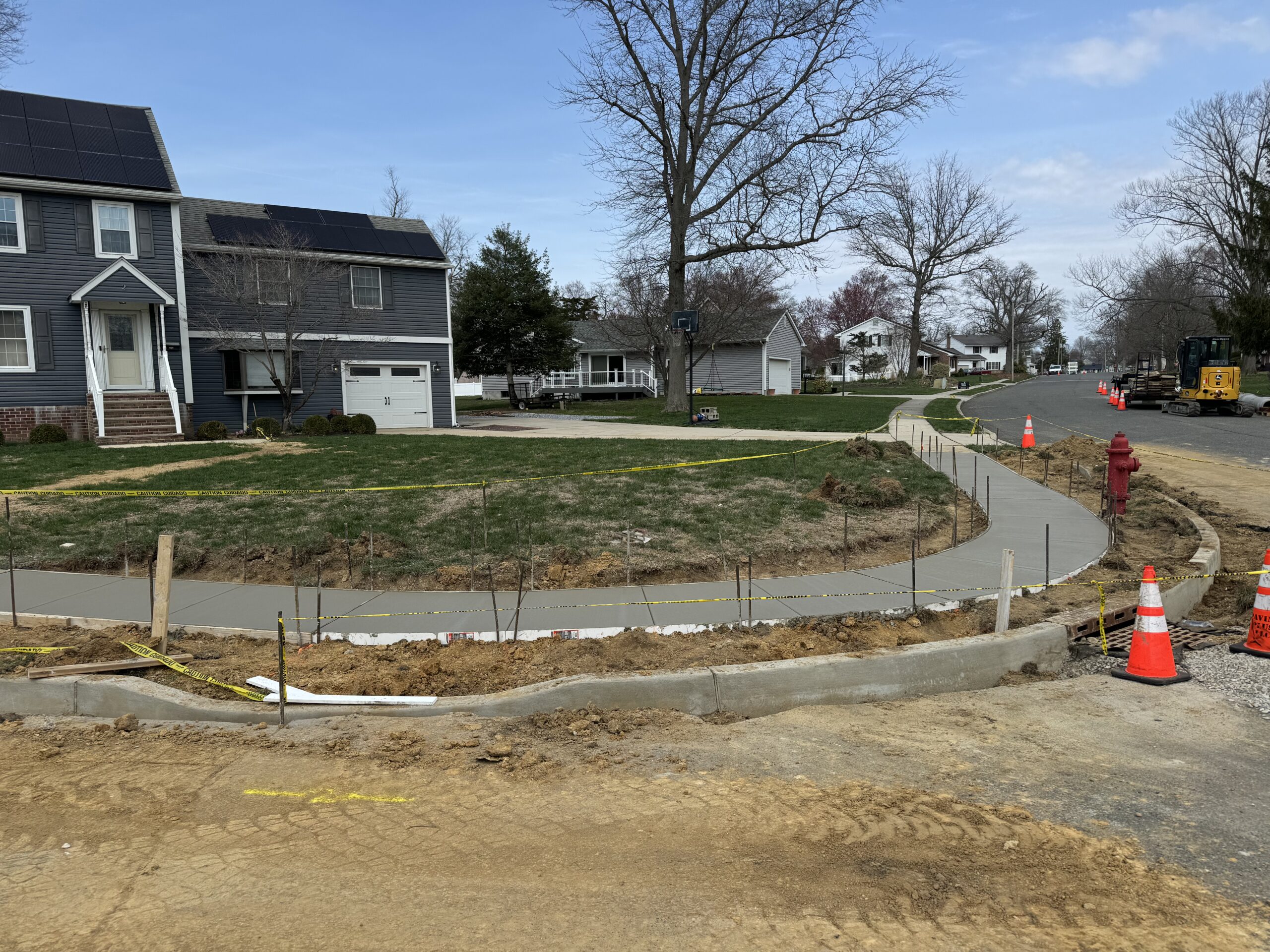  Concrete Sidewalk Construction