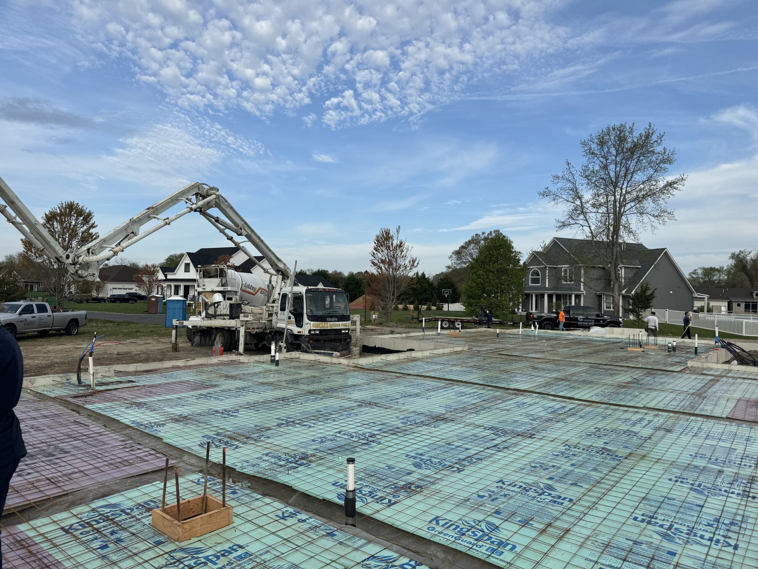 Residential Foundation Pour