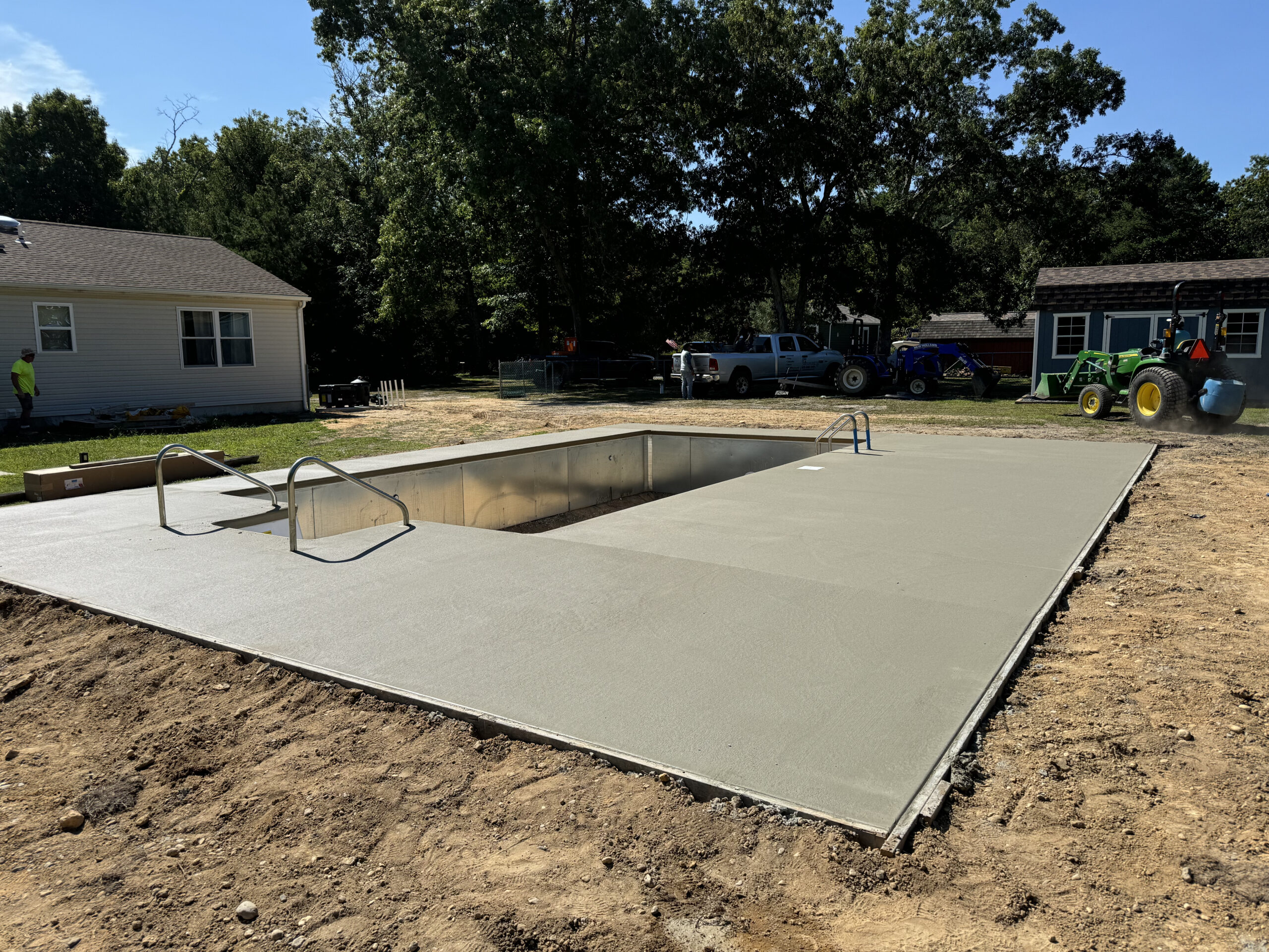 Concrete Pool Patio